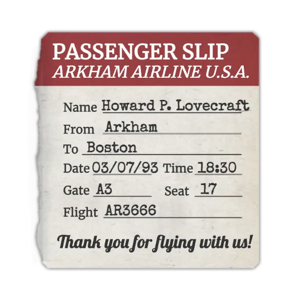Cut airline ticket 2 handout template