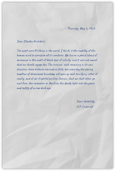 Letter 13 handout template
