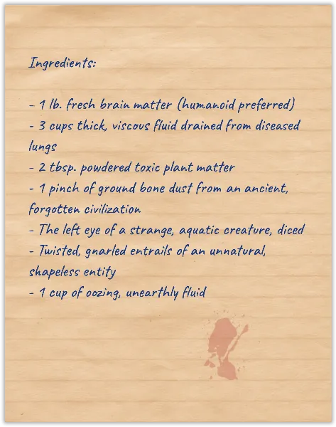 Old paper note handout template