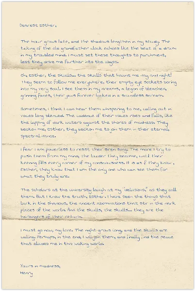 Letter 18 handout template
