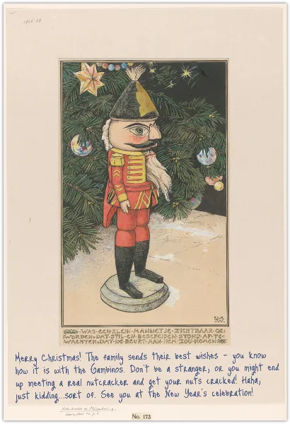 Christmas Card handout template