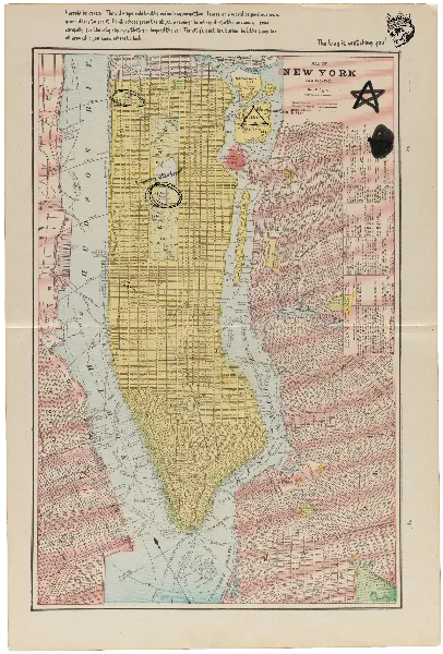 New York Map handout template