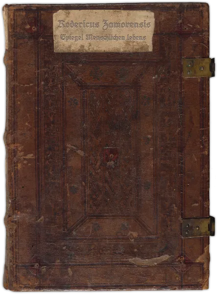 Old Brown Leather Book handout template