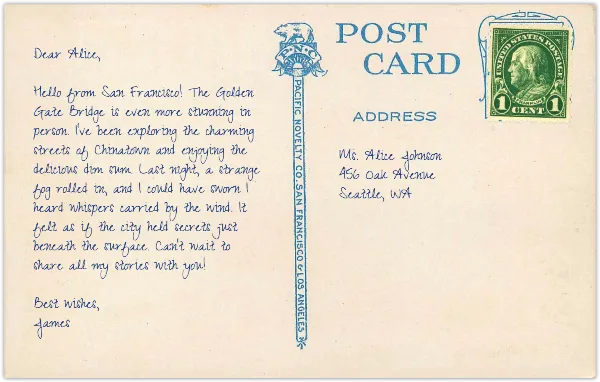 Forest Hill Postcard handout template