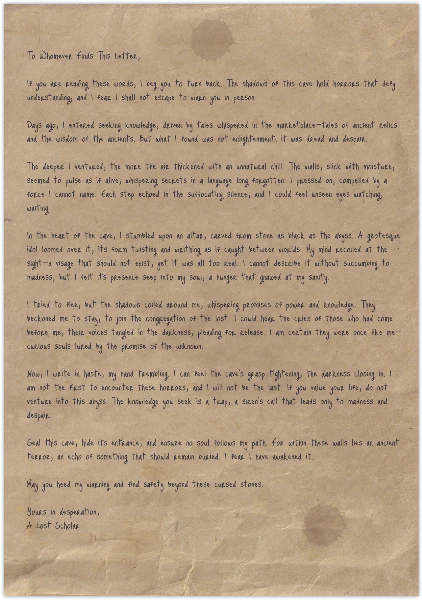 Letter 19 handout template