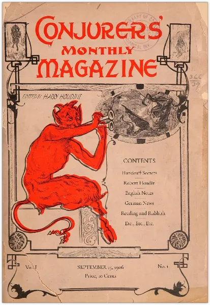 Conjurers Monthly Magazine handout template