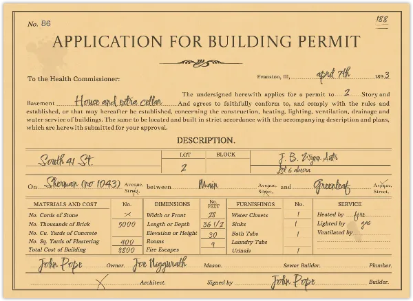 Building Permit 1 handout template