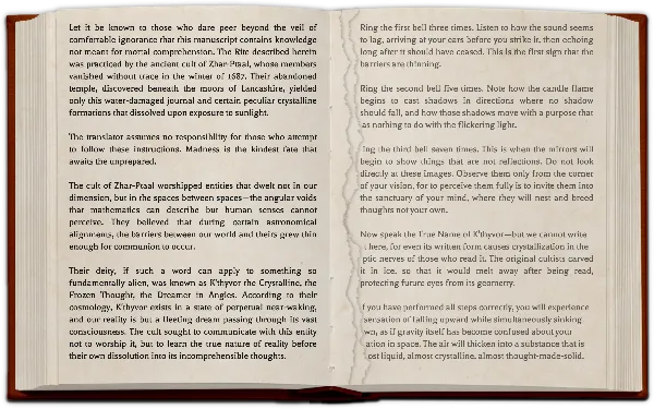 Torn Book 2 handout template