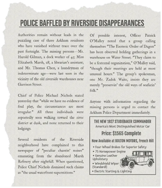 Newspaper Cut handout template