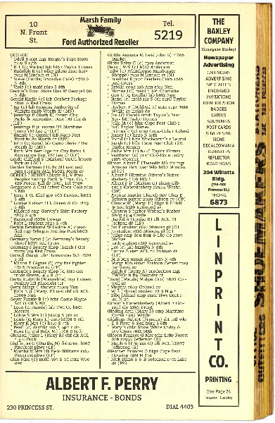 Yellow Pages handout template