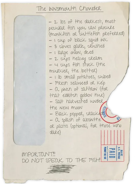 Torn Envelope handout template