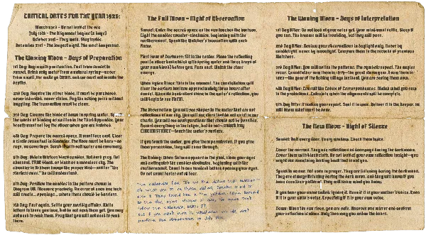 Old Wide Note handout template