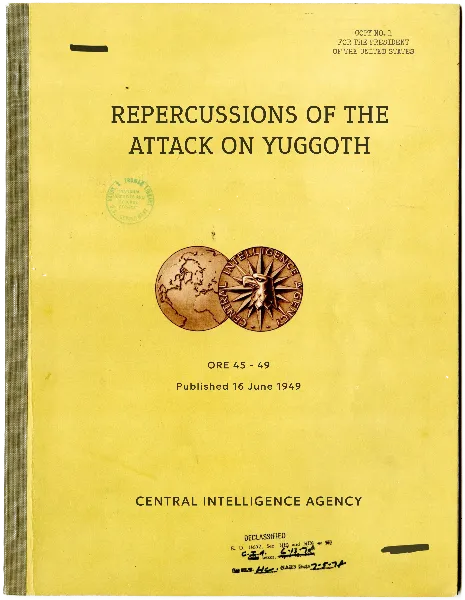 Intelligence Report handout template