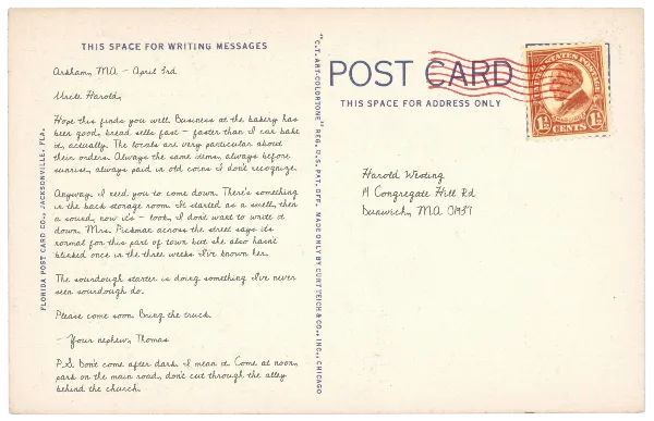 Florida Postcard handout template