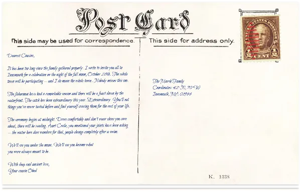 Laurens Postcard handout template