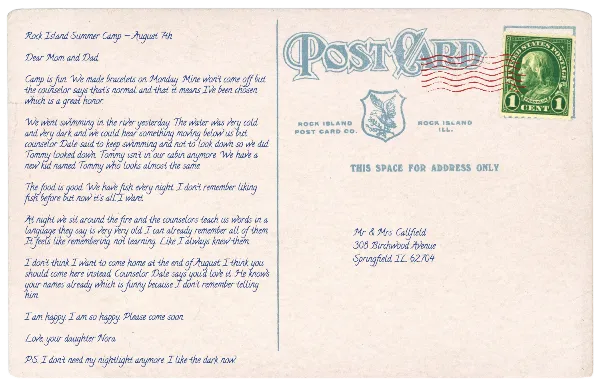 Rock Island Postcard handout template