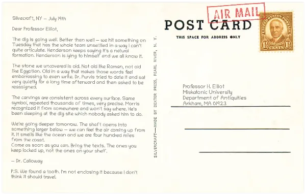 Silvercraft Postcard handout template