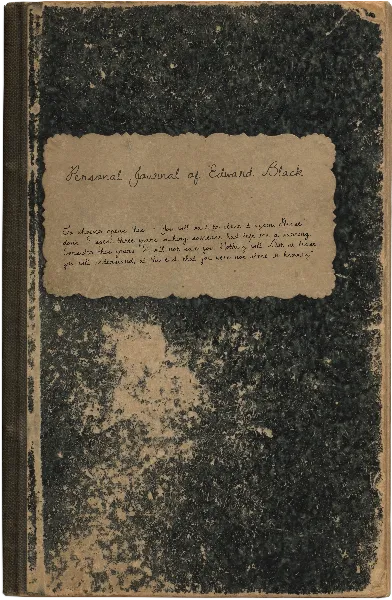 Old Torn Journal handout template