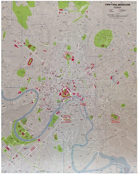 Moscow Map handout template