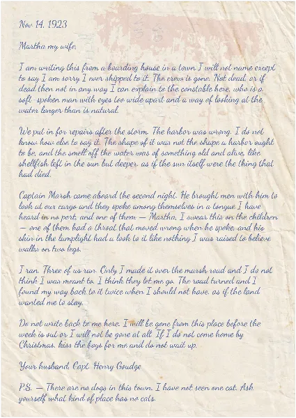 Letter 30 handout template