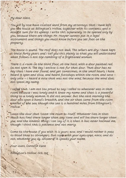 Letter 31 handout template