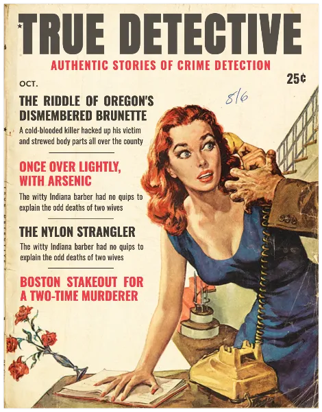 True Detective Magazine handout template