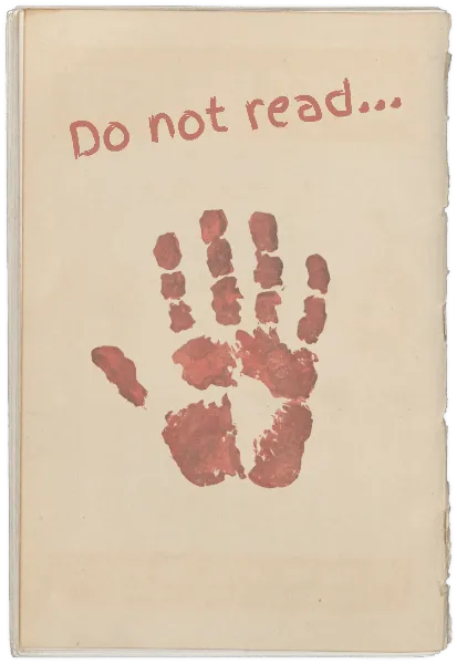 Bloody Notes handout template