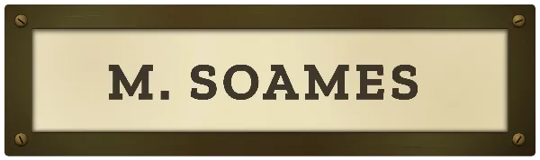 Vintage Metal Label Holder handout template
