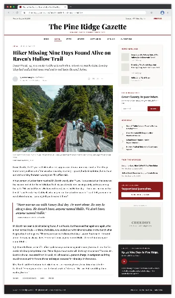Online News 2 handout template