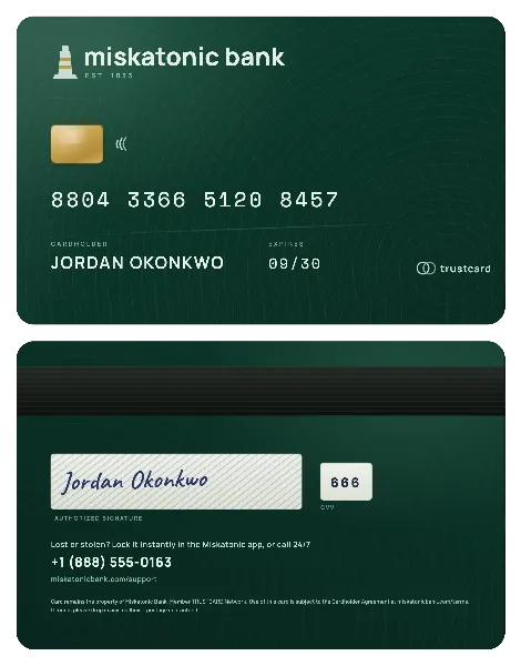 Credit Card 1 handout template