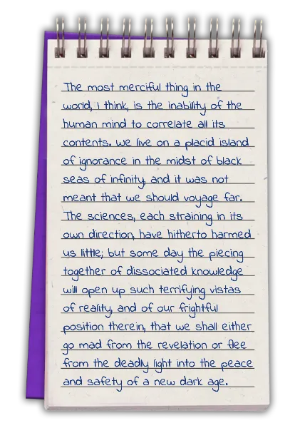 Purple spiral notepad handout template