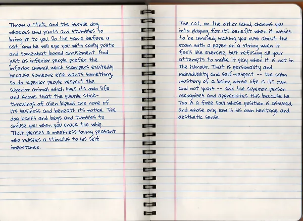 Spiral notebook handout template