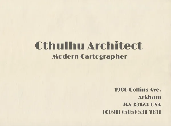 Business Card 1 handout template