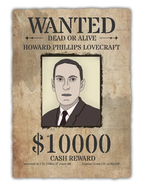 Wanted Poster handout template